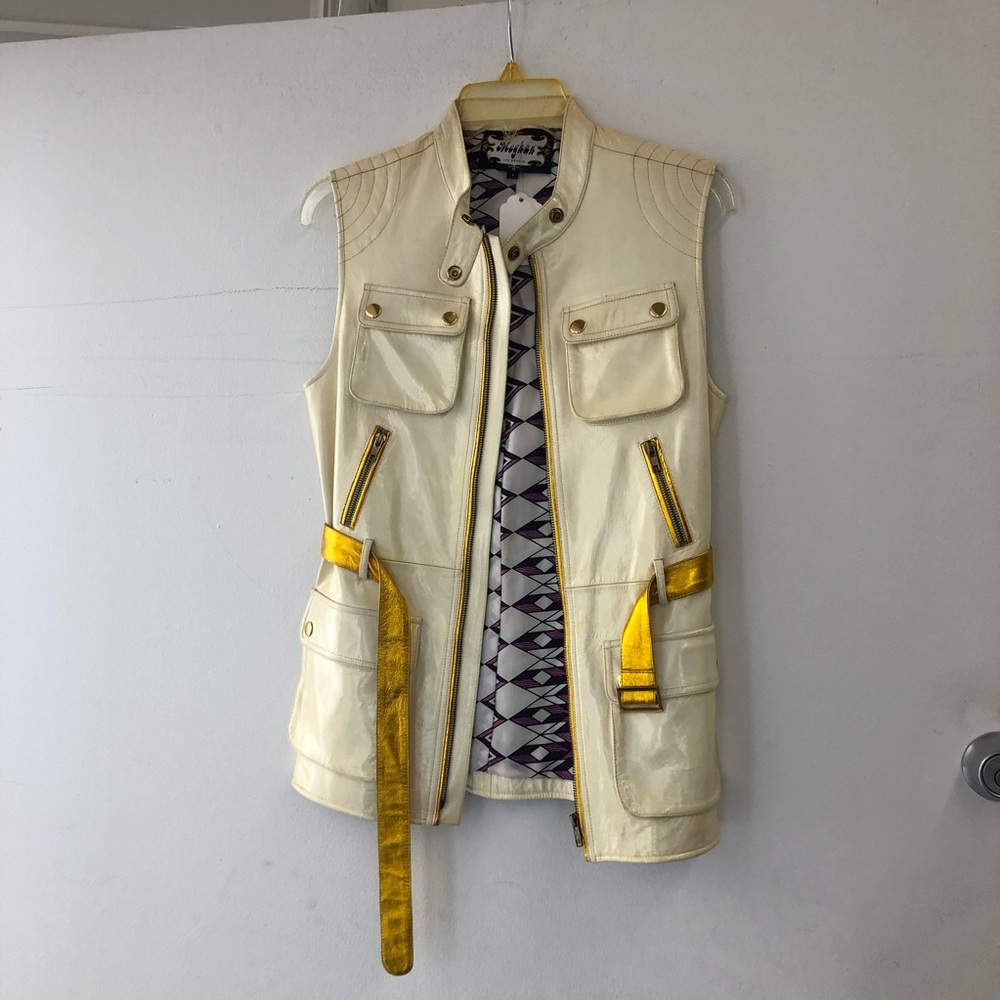Cream vest